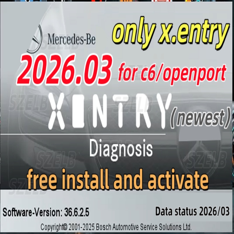 Auto Repair Shop Diagnostics - Novo software de diagnóstico Xentry 2026