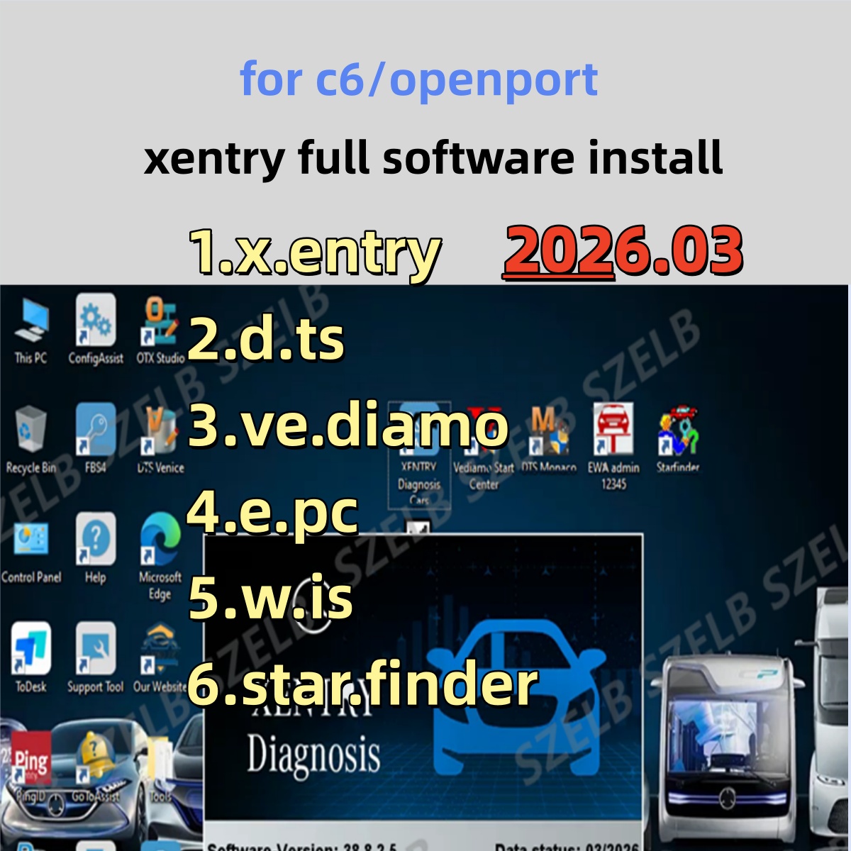 Software de diagnóstico xentry - Auto Repair Shop Diagnostics avaliação e preço